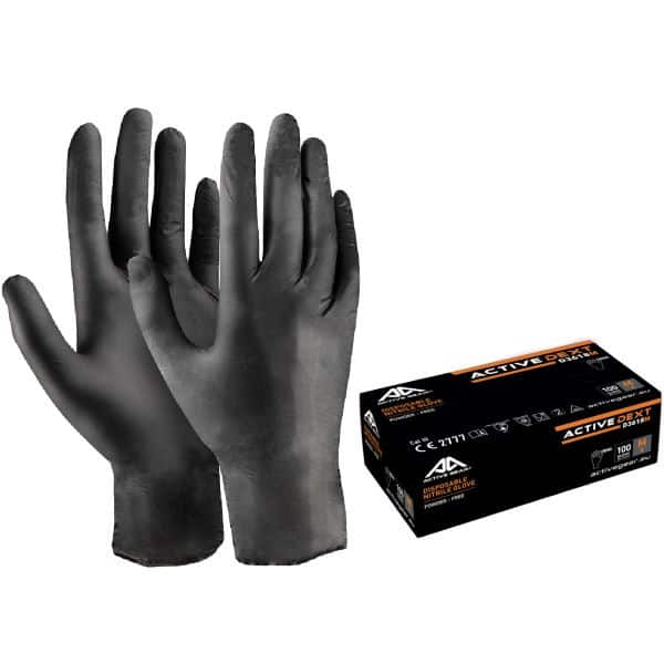 GUANTI NITRILE BLACK (SCAT. 100 PZ)